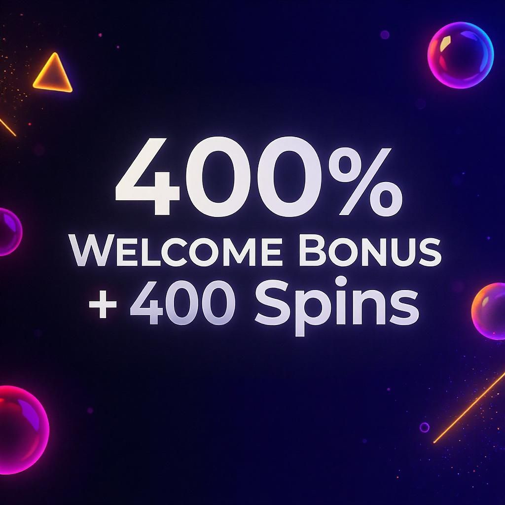 400% Welcome Bonus + 400 Spins